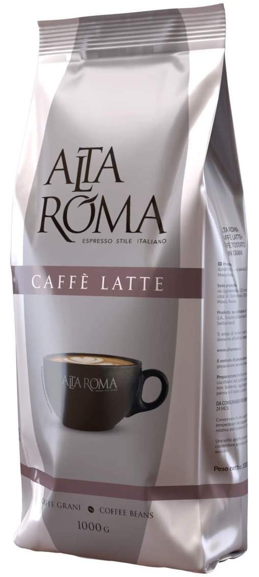 Кофе в зернах AltaRoma Caffe Latte 1000 г