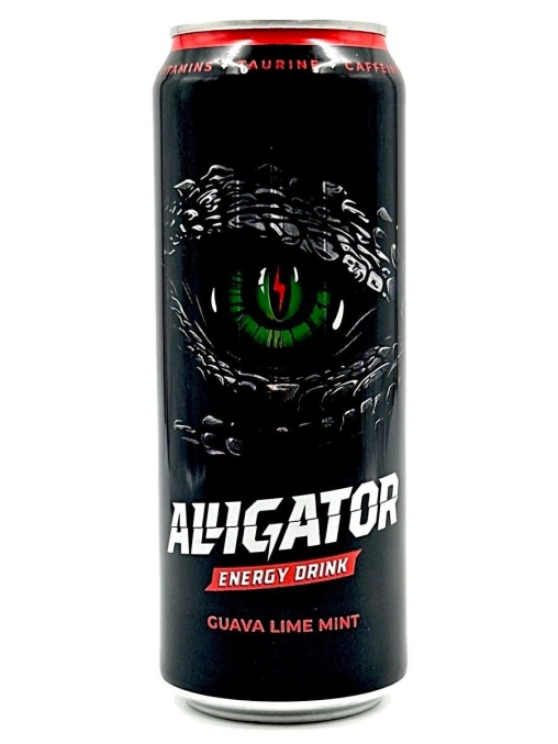 Энергетический напиток Barinoff ALLIGATOR со вкусом Гуава Лайм Мята 450 мл жестяная банка