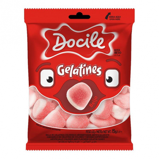 Мармелад жевательный Docile Gelatines Kiss 15 г