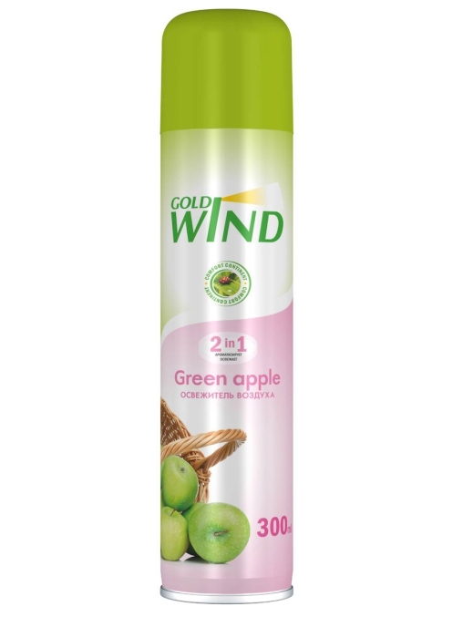 Освежитель воздуха Gold Wind Green apple 300 мл