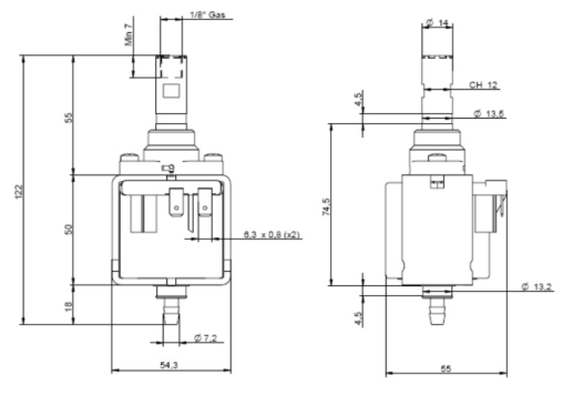 Вибрационная помпа ULKA EP-5GW 48W 230V