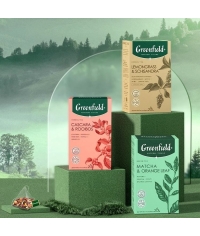 Чай Greenfield Natural Tisane травяной Lemongrass & Schisandra 20 пирам. × 1,8 г