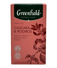 Чай Greenfield Natural Tisane травяной Cascara & Rooibos 20 пирам. × 1,8 г