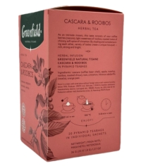 Чай Greenfield Natural Tisane травяной Cascara & Rooibos 20 пирам. × 1,8 г