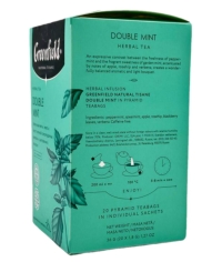 Чай Greenfield Natural Tisane травяной Double Mint 20 пирам. × 1,8 г